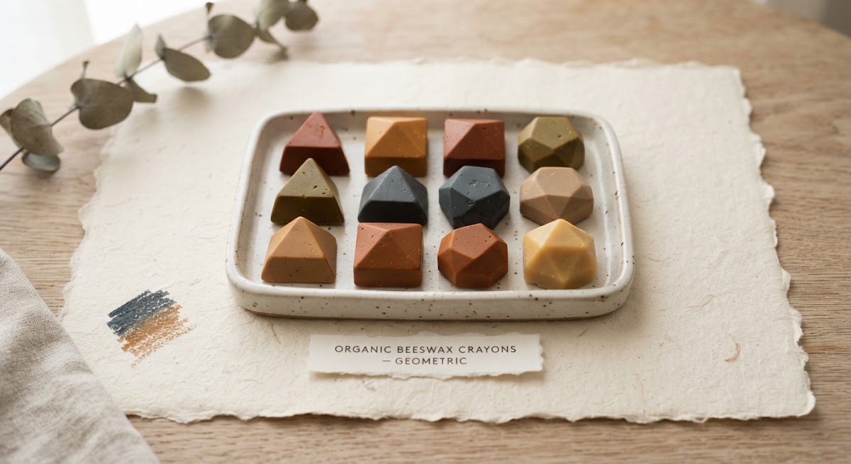 Gift-Wrapped Crayon Set