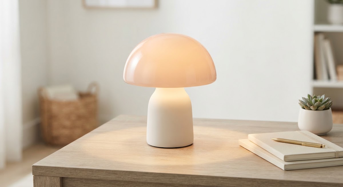 Retro Mushroom Lamp